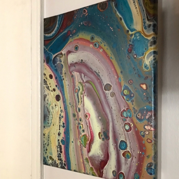 Acrylic Pour Painting Canvas Wall Art - Picture 2 of 3